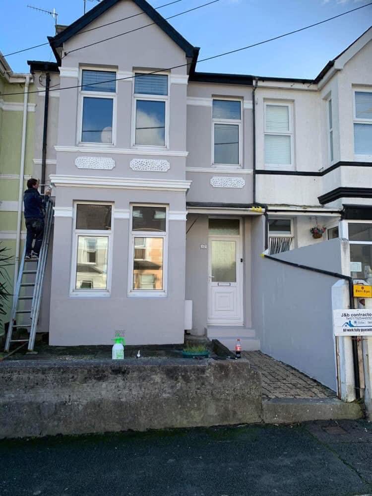 Completed roof replacement project in Penzance