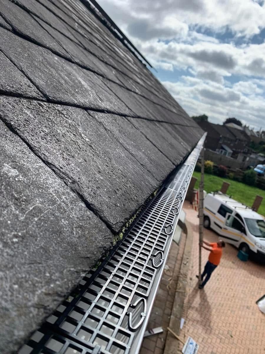 Gutter installation project in Penzance