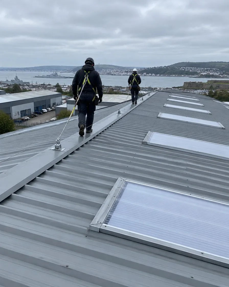 Commercial roofing in Penzance